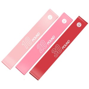 Conjunto de Banda Elástica Xiaomi Yunmai Resistance x3 Rosa
