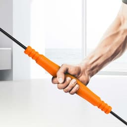 empuñadura de goma TPR de la Barra Flexible Xiaomi FED Flexi Bar Naranja