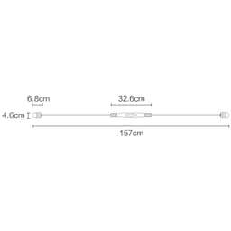dimensiones de la Barra Flexible Xiaomi FED Flexi Bar Naranja