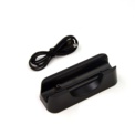 Base de carga NEW Nintendo 2DS XL - Base junto a su cable USB (vistos por delante) - Ítem