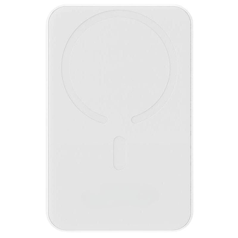 Power Bank Mini 5000mAh Baseus Compatível com MagSafe Branco - Carregamento Rápido 20W e Cabo Tipo C Incluído - Item