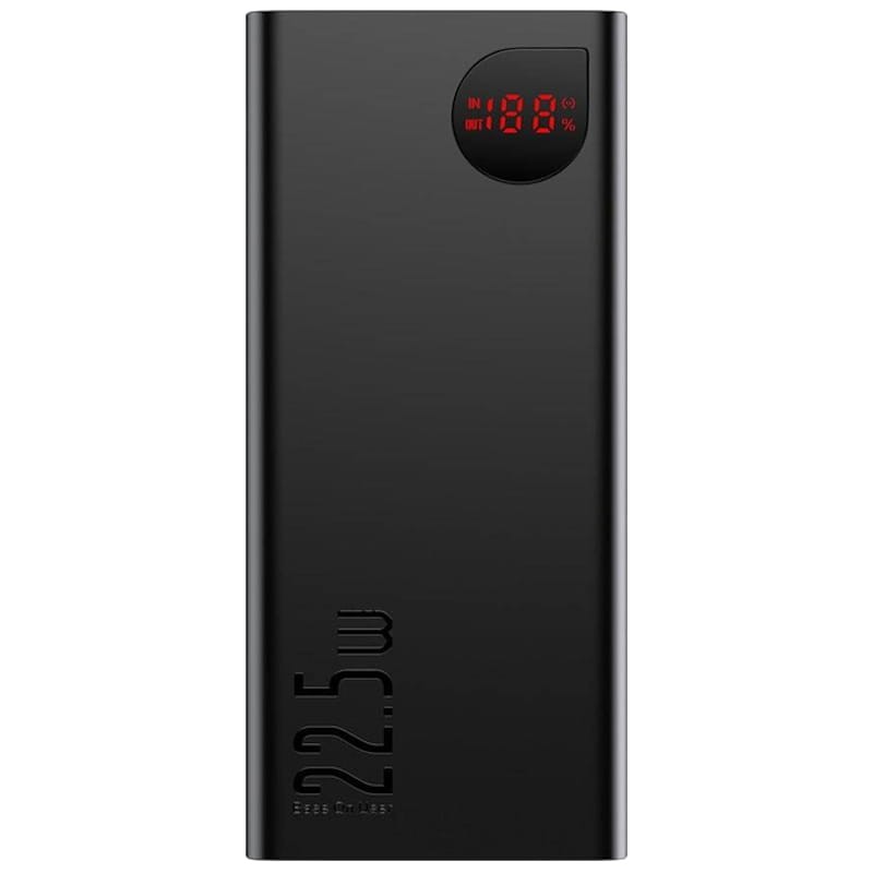 Baseus Adaman PowerBank 20000mAh 22.5W con Pantalla Negro - Ítem