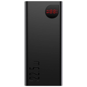 Baseus Adaman PowerBank 20000mAh 22.5W avec Écran Noir