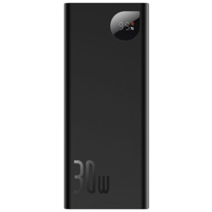 Baseus Adaman PowerBank 20000mAh 30W con Pantalla Negro