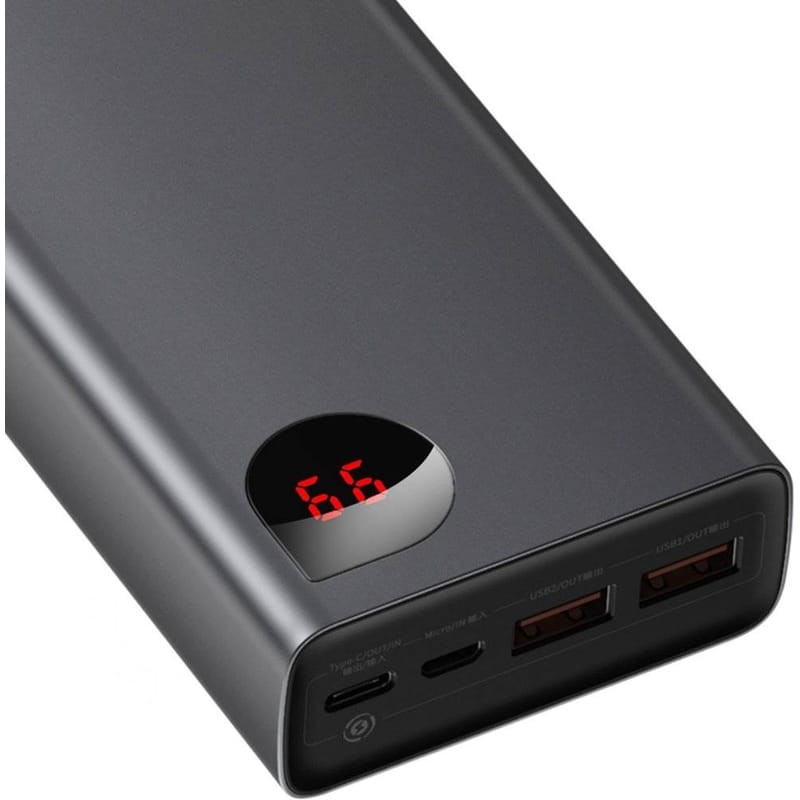 Baseus Adaman PowerBank 20000mAh 65W con Pantalla Negro - Powerbank - Ítem4