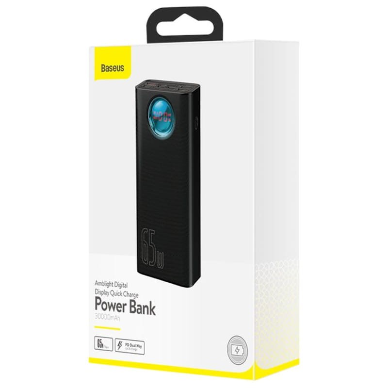 Baseus Amblight PowerBank 65W 30000mAh Noir - Ítem7