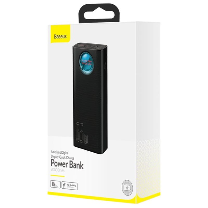 Baseus Amblight PowerBank 65W 30000mAh Preto - Item7