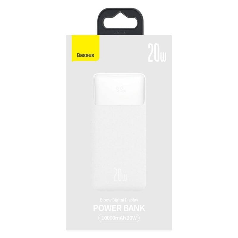 Baseus Bipow PowerBank 10000mAh 20W Blanco - Powerbank - Ítem6