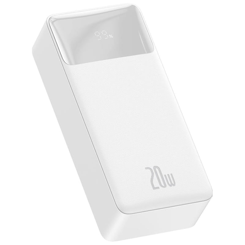 Baseus Bipow PowerBank 30000mAh 20W Blanco - Powerbank - Ítem