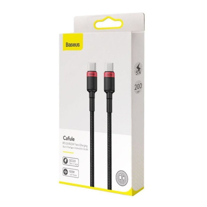 Baseus Câble Cafule USB Type C vers USB Type C PD2.0 100W 2m - Ítem6