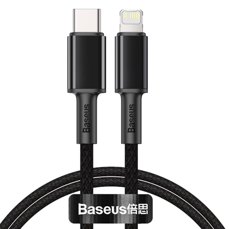 Cabo Usb-c Tipo C 20w Para iPhone 8 X 11 12 2 Metros Baseus Cor Cinza