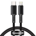 Baseus Câble Tressé USB Type C vers Lightning Apple 20W 1m Noir - Ítem