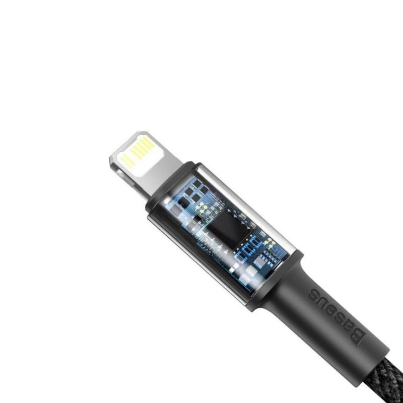 Baseus Câble Tressé USB Type C vers Lightning Apple 20W 1m Noir - Ítem2