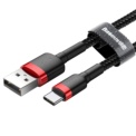 Câble Baseus Cafule USB vers USB Type C 1M - Ítem