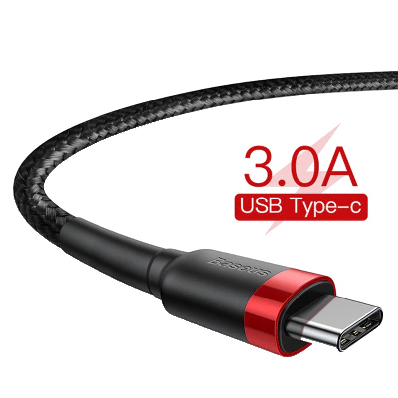 Baseus Cafule Cable USB Tipo-C a Tipo-C Carga Rápida 3.0 Power