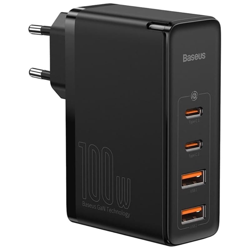 Baseus Carregador GaN2 Pro 100W 2xUSB-C+2xUSB - Item