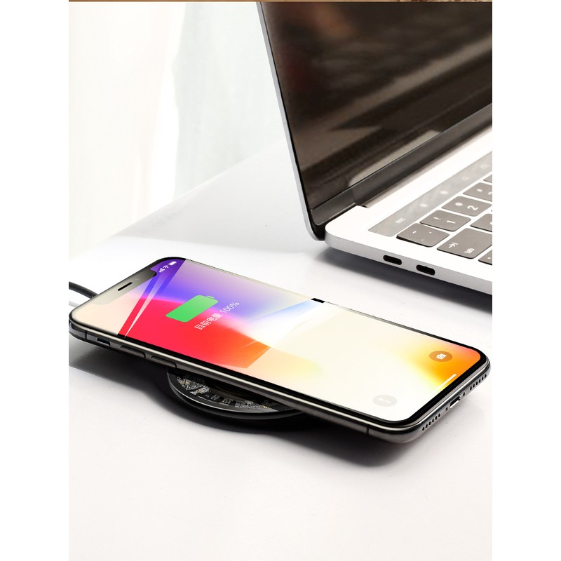 Baseus Cargador Inalámbrico Simple 10W Transparente - Ítem7