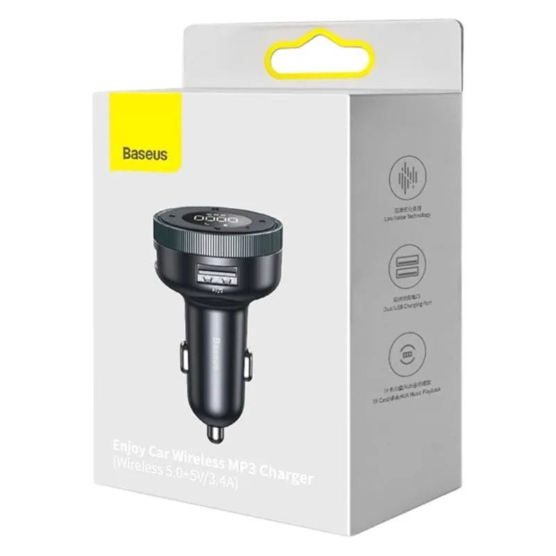 Baseus CCLH-01 Transmisor FM Bluetooth para coche + Cargador - Ítem6
