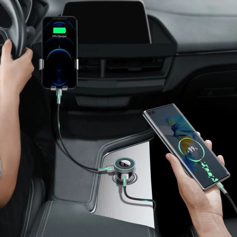Baseus CCLH-01 Transmisor FM Bluetooth para coche + Cargador - Ítem8