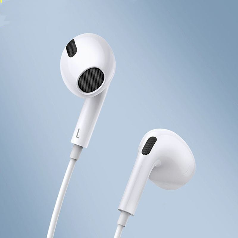 Auriculares tipo c blancos