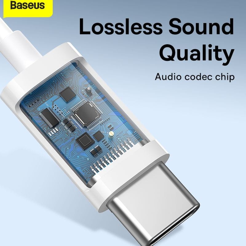 Baseus Encok C17 Casque USB Type C Blanc - Ítem4