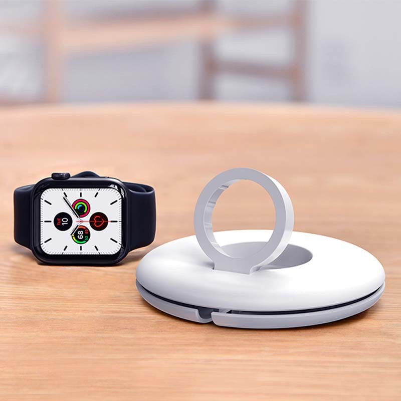 Baseus Enrouleur + Support pour Chargeur Apple Watch Blanc - Ítem2