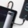 Baseus Hub Metal Gleam 8 en 1 Type-C 3x USB 3.0 PD HDMI RJ45 SD Lecteur de Carte MicroSD - Ítem3