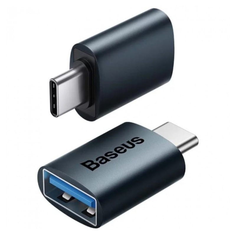 Baseus Ingenuity ZJJQ000001 USB 2.0 Preto - Adaptador Mini OTG - Item1