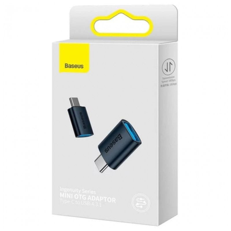 Baseus Ingenuity ZJJQ000001 USB 2.0 Negro - Adaptador Mini OTG - Ítem3