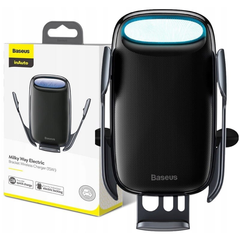 Baseus Milky Soporte Smartphone para Coche Cargador Inalámbrico 15W - Ítem7