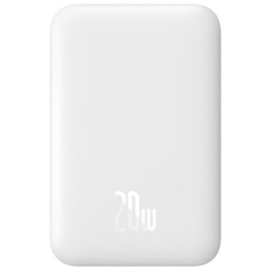 Baseus Power Bank Magsafe Inalámbrica 6000mAh 20W Blanco