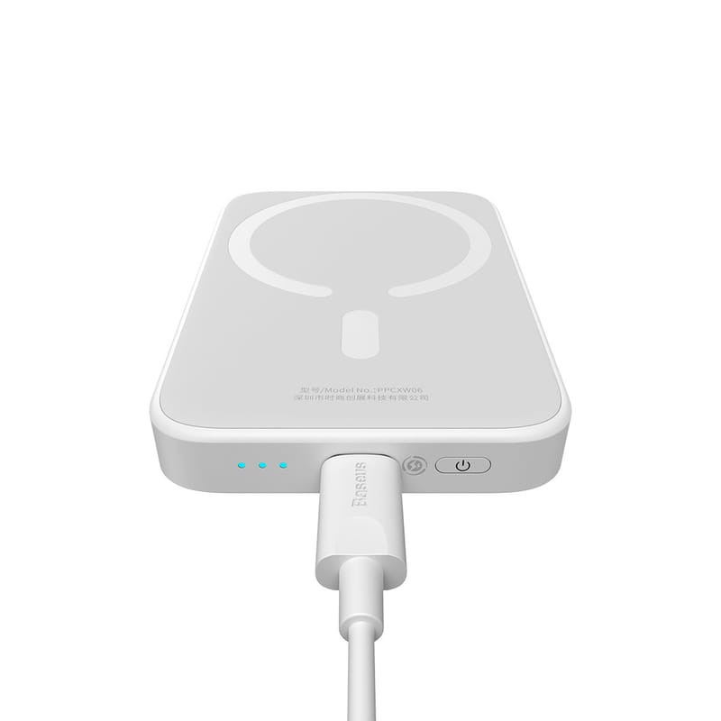 Baseus Power Bank Magsafe Inalámbrica 6000mAh 20W Blanco - Ítem2