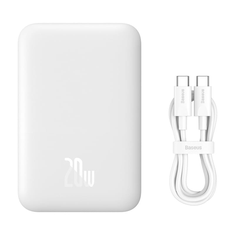 Baseus Power Bank Magsafe Inalámbrica 6000mAh 20W Blanco - Ítem4
