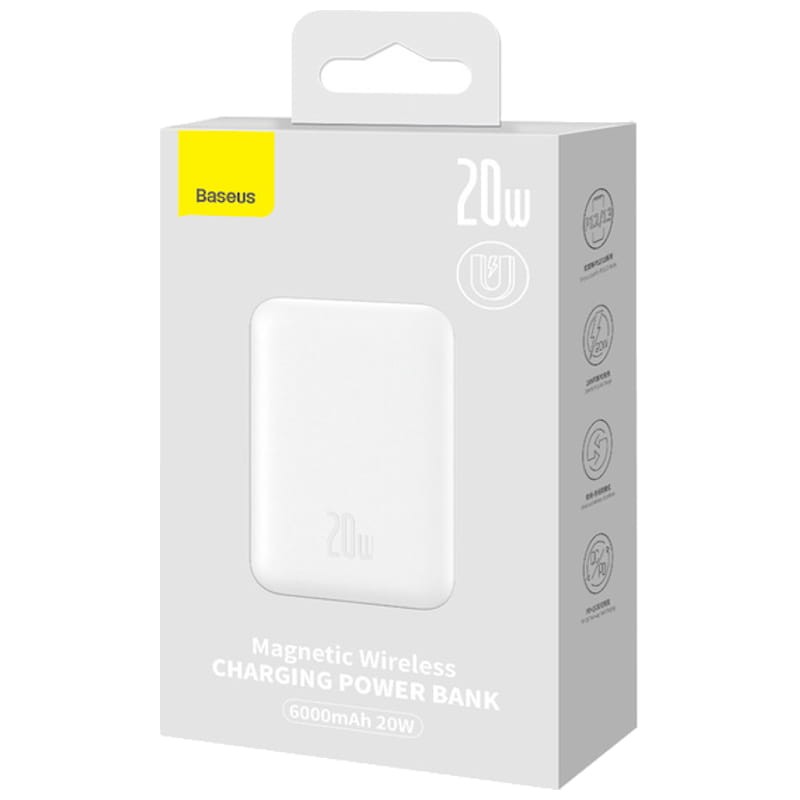 Comprar Baseus Power Bank Magsafe Inalámbrica Blanco