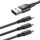 Baseus Cabo Rapid 3 em 1 USB para USB Tipo C + Lighting + Micro USB 1.2M - Item3