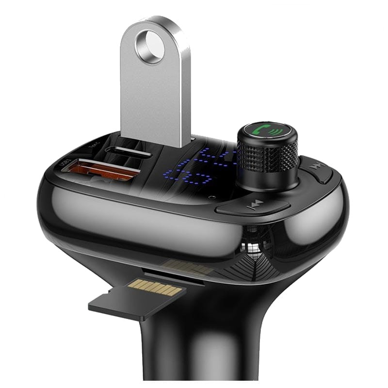 Baseus S-13 Émetteur FM Pour Voiture Avec Chargeur USB / USB C - Ítem3