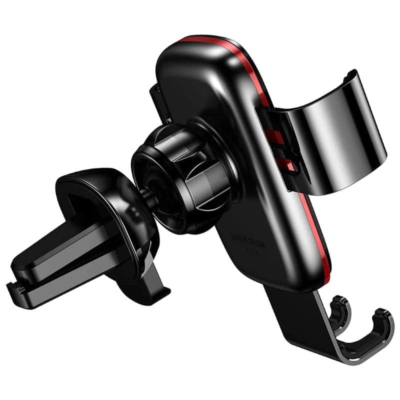 Baseus Soporte para Coche Metal Age Gravity Air 2 Negro y Rojo - Adaptable