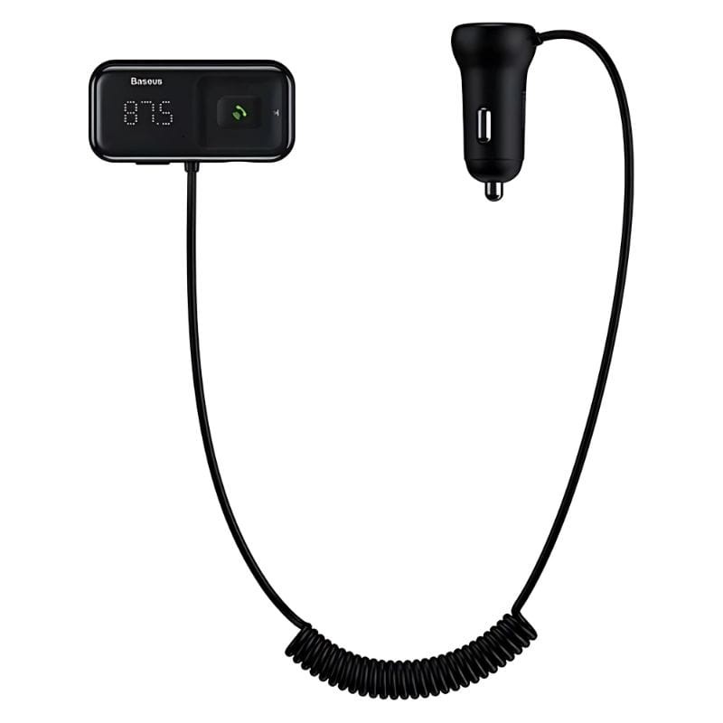 Baseus T Shaped S-16 Leitor MP3 Bluetooth para Carro + Carregador - Item