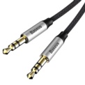 Baseus Yiven Câble adaptateur Mini Jack 3.5mm mâle à Mini Jack 3.5mm mâle 1.5M Argent - Ítem