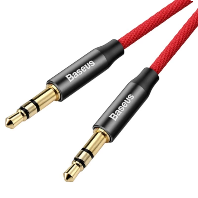 Baseus Yiven Câble adaptateur Mini Jack 3.5mm mâle à Mini Jack 3.5mm mâle 1.5m Noir - Ítem