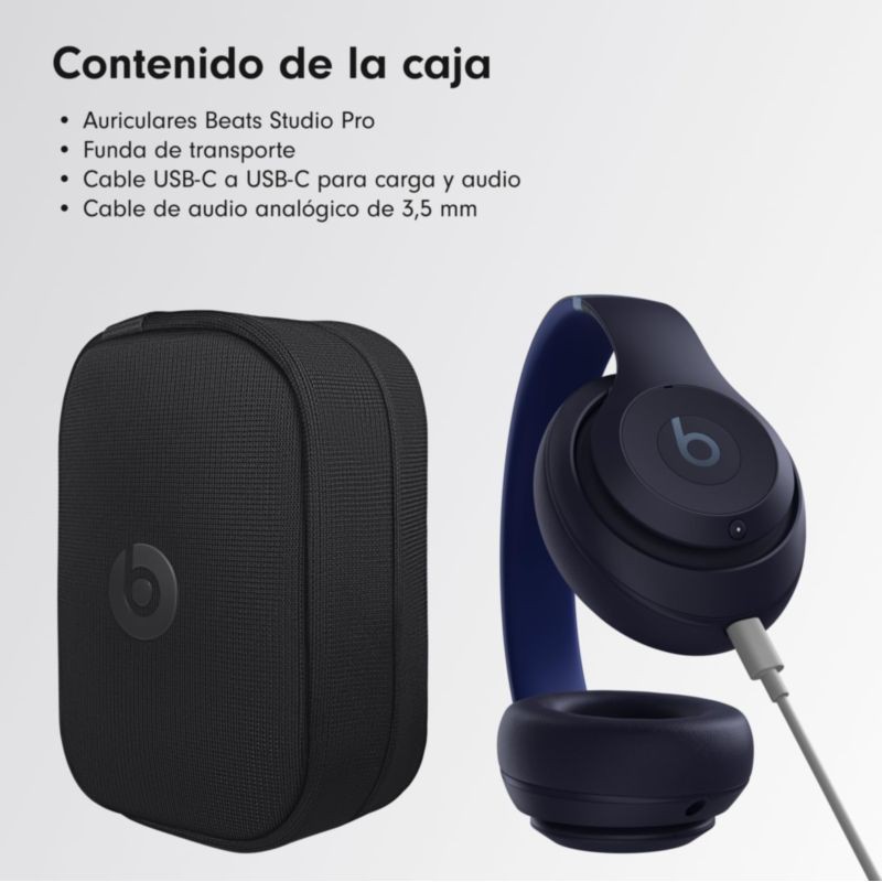 Apple Beats Studio Pro ANC Azul Marino - Auriculares Bluetooth - Ítem8