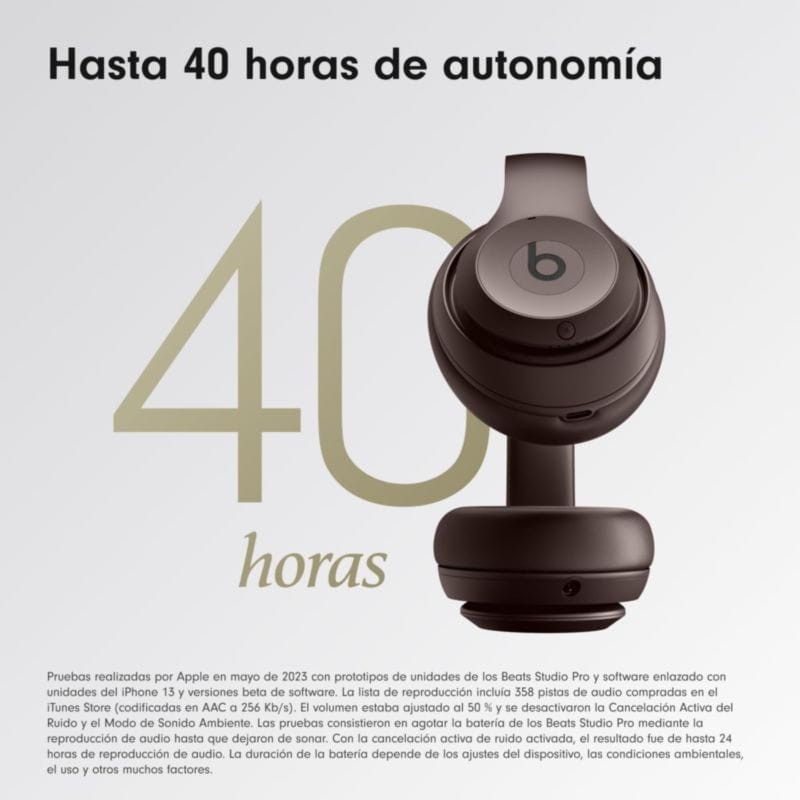 Beats Studio Pro Castanho - Auscultadores Bluetooth - Item6