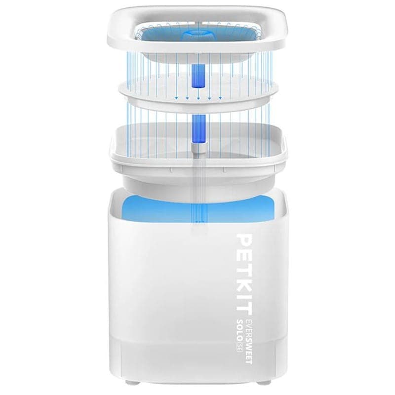 Petkit Eversweet Solo SE Smart Pet Fountain Bebedor Automático Branco Sistema Filtrado