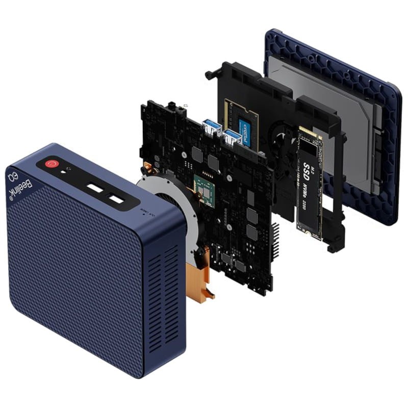 Beelink EQ12 N100 16Go/500Go SSD Bleu - Mini PC - Ítem5