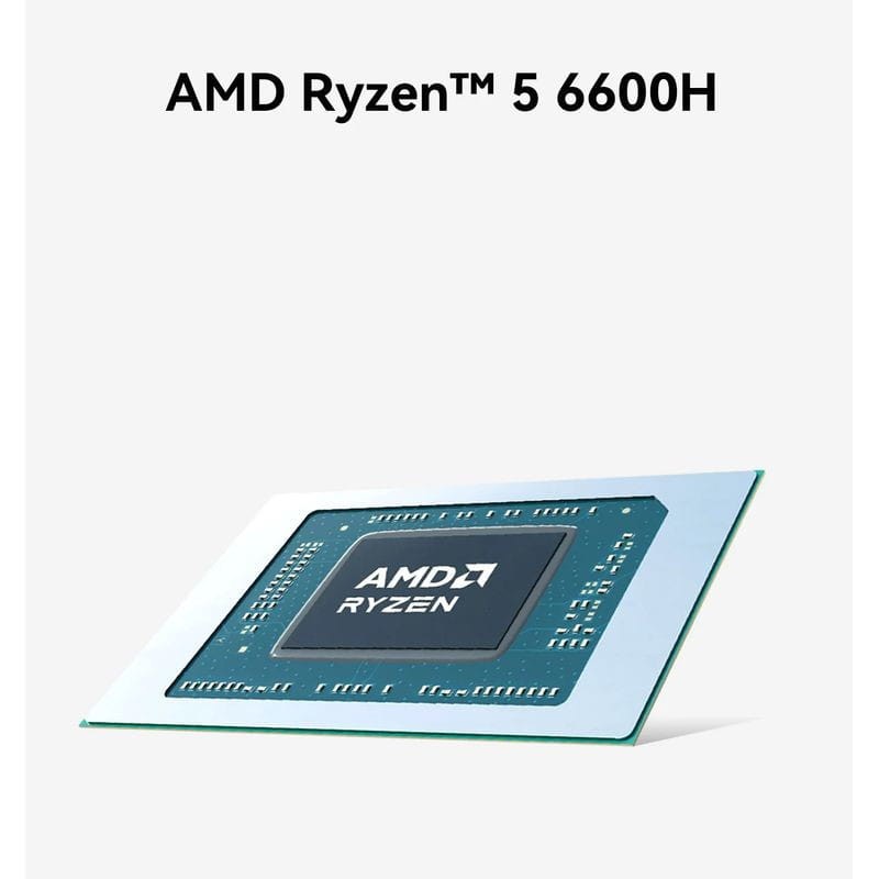 Beelink EQR6-D5 AMD Ryzen 5 6600H/24 Go/1 To SSD/Windows 11 Pro Gris - Mini PC - Ítem1