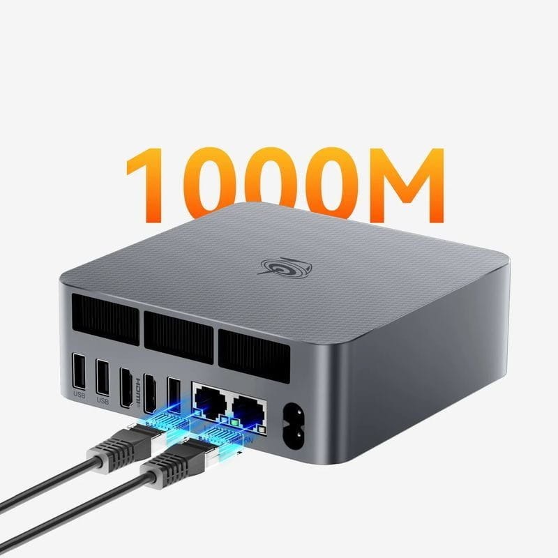 Beelink EQR6-D5 AMD Ryzen 5 6600H/24 Go/1 To SSD/Windows 11 Pro Gris - Mini PC - Ítem6