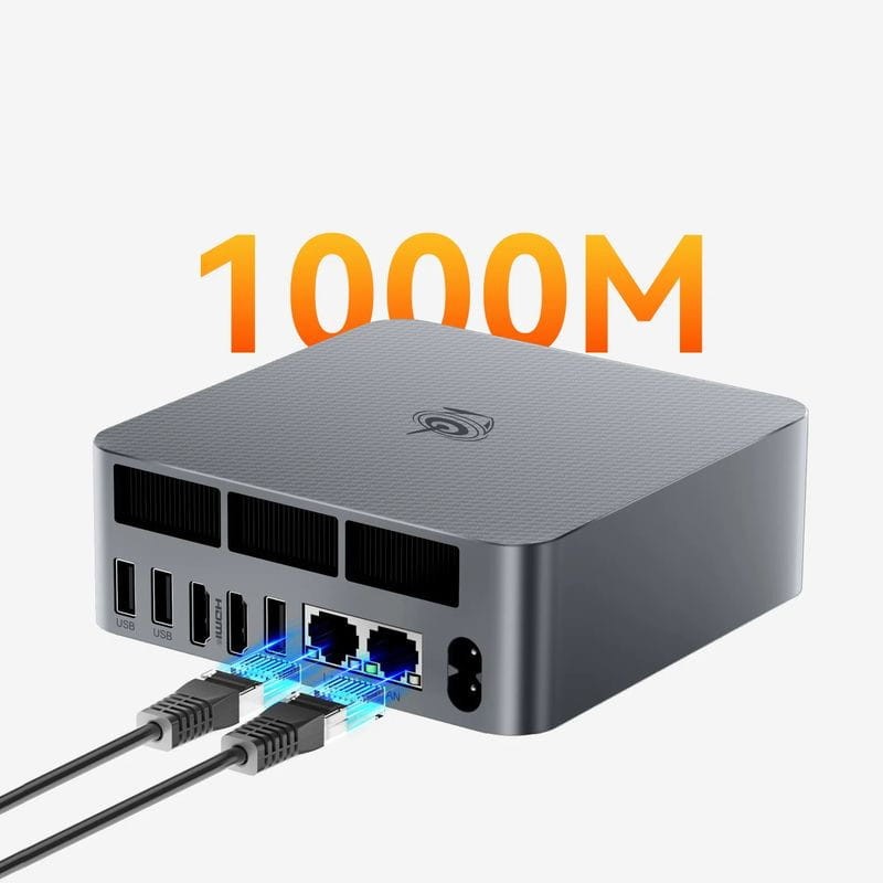 Beelink EQR6-D5 AMD Ryzen 9 6900HX/24GB/1TB SSD/Windows 11 Pro Gris - Mini PC - Ítem4