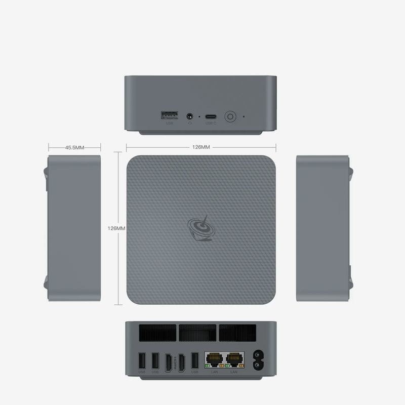 Beelink EQR6-D5 AMD Ryzen 9 6900HX/24GB/1TB SSD/Windows 11 Pro Gris - Mini PC - Ítem8