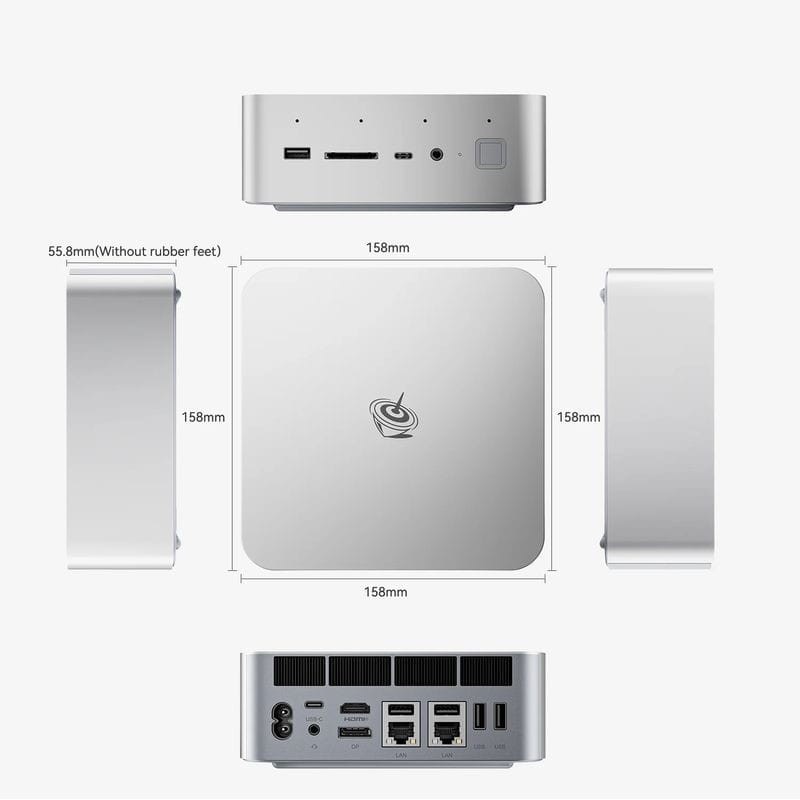 Beelink GTi12 Ultra Intel Core i9-12900H/32 Go/1 To SSD/Windows 11 Pro Gris - Mini PC - Ítem11