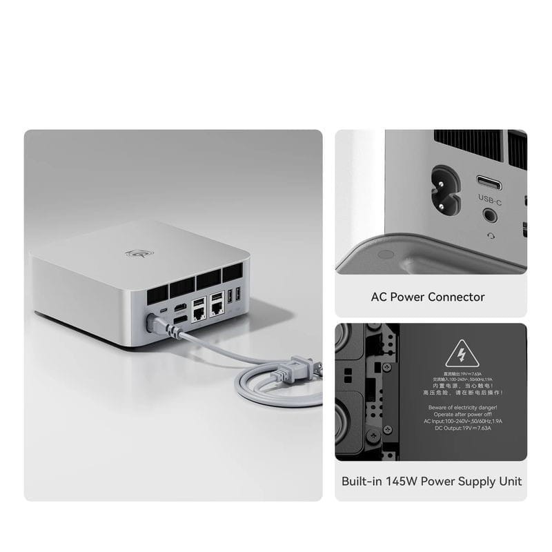 Beelink GTi14 Intel Core Ultra 7 155H/32 Go/1 To SSD/Windows 11 Pro Argent - Mini PC - Ítem5
